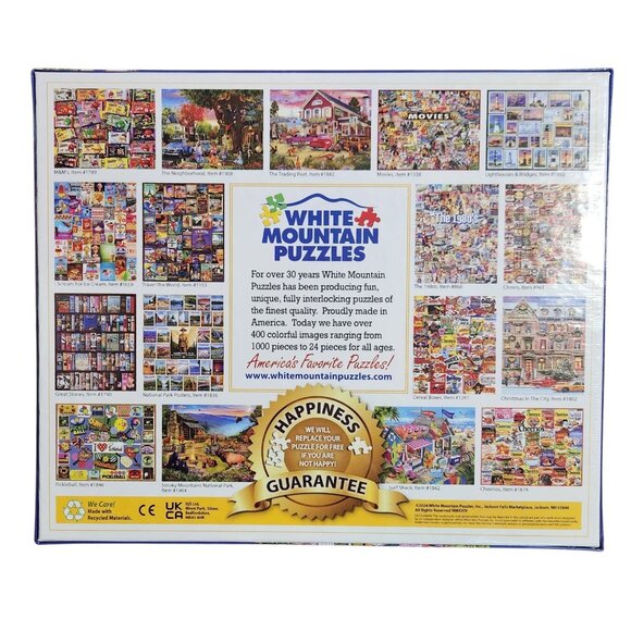 White Mountain Surf Shack Puzzle 1000 pcs Tracy Flickinger New w/ Bonus Poster - Picture 3 of 3